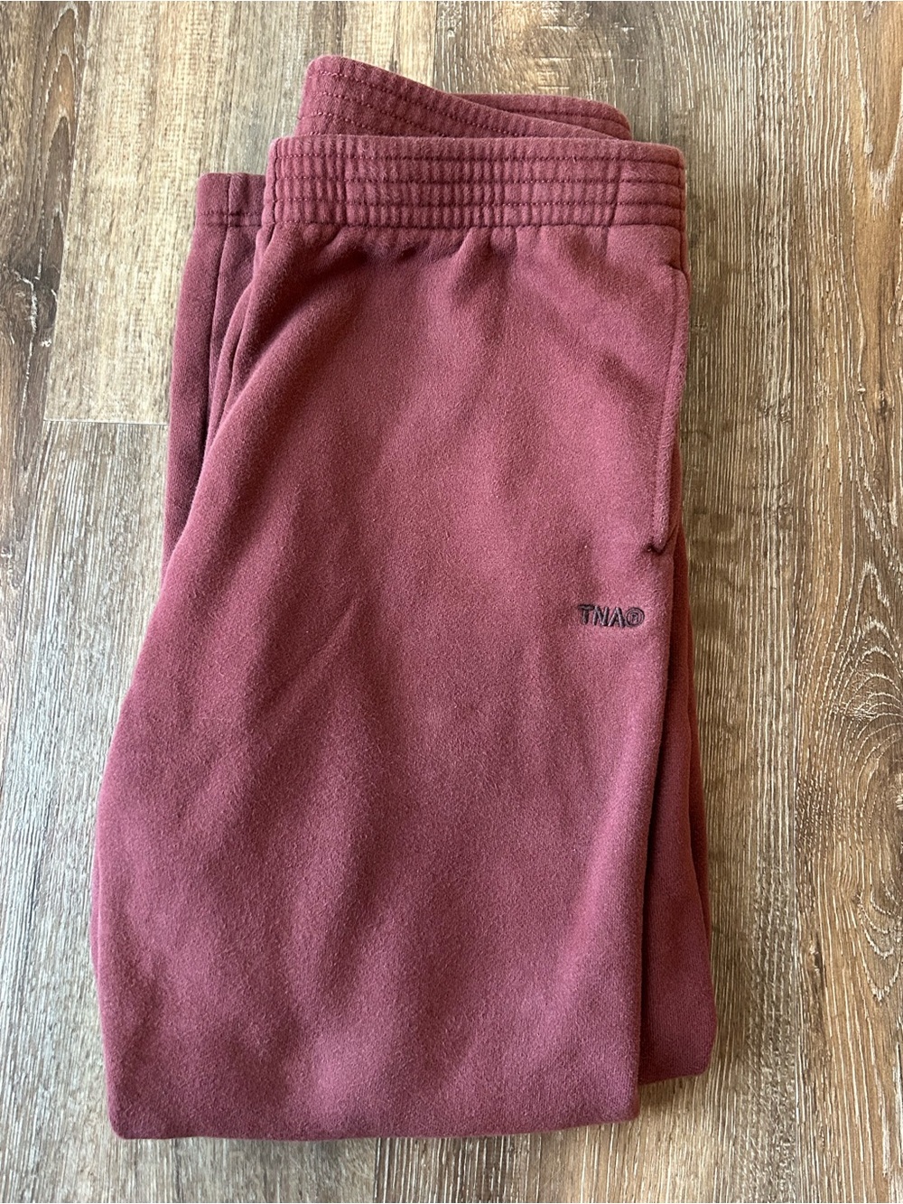 Aritzia Maroon Track Joggers